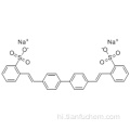 बेन्जेनसल्फोनिक एसिड, 2,2 &#39;- ([1,1&#39;-biphenyl] -4,4&#39;-diyldi-2,1-ethenediyl) bis-, सोडियम नमक (1: 2) CAS 27344-41-8